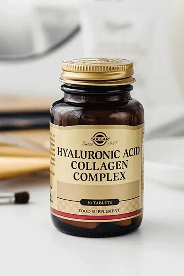 Hyaluronic Acid Collagen Complex - 30 Tablets for Skin & Joint Health - TryAladdin
