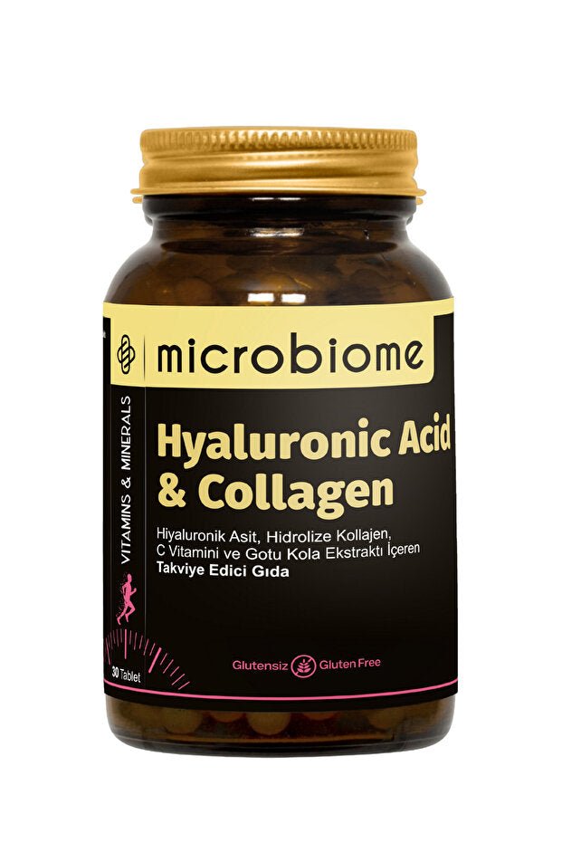 Hyaluronic Acid & Collagen Tablets - 30 Tablets for Skin & Joint Health - TryAladdin