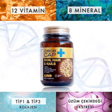 Hyaluronic Acid & Grape Seed Extract - Skin, Hair & Nail Support Capsules - TryAladdin