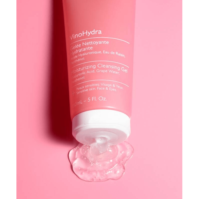 Hydrating Cleansing Gel - Hyaluronic Acid & Organic Grape Water Face Cleanser - TryAladdin