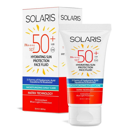 Hydrating Face Fluid SPF 50+ with Multi - Molecular Hyaluronic Acid - TryAladdin