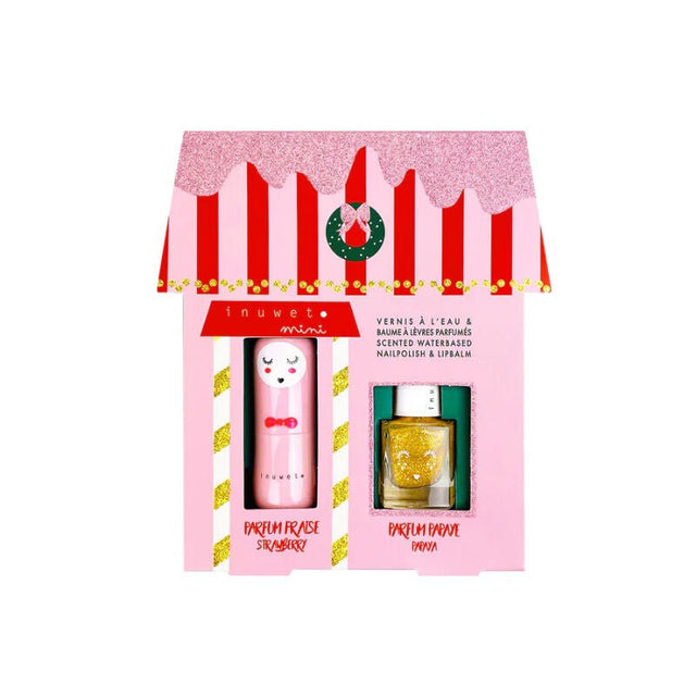 Hydrating Lip Balm and Water - Based Nail Polish Set - TryAladdin