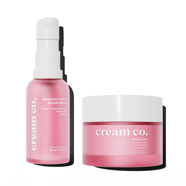 Hydrating & Plumping Duo - Hyaluronic Acid & Peptide Skincare Set - TryAladdin