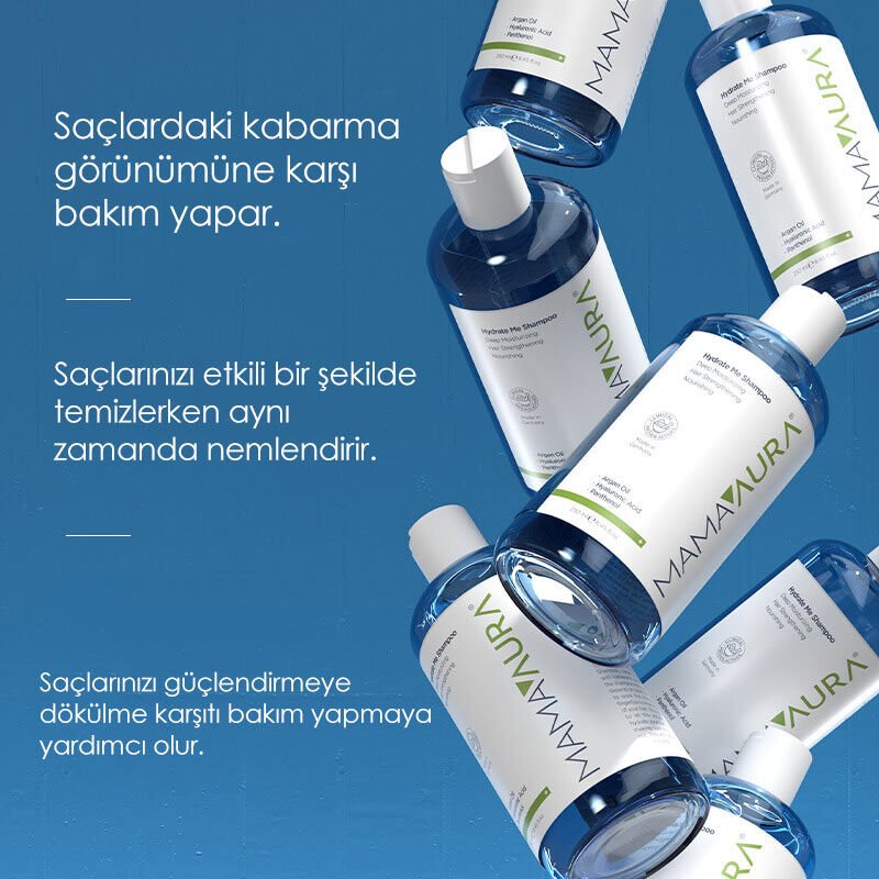 Hydrating & Repairing Shampoo - Argan Oil, Hyaluronic Acid, Silk Protein Formula - TryAladdin