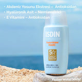 Hydrating Water - Based Face Sunscreen - SPF 50+ with Hyaluronic Acid & Vitamin E - TryAladdin