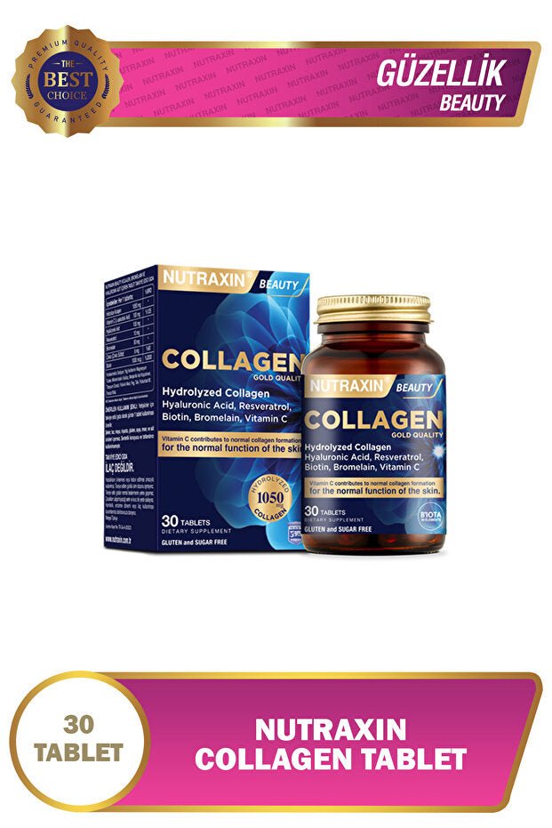Hydrolyzed Collagen 1050mg Tablets - Beauty Formula, 30 Count - TryAladdin