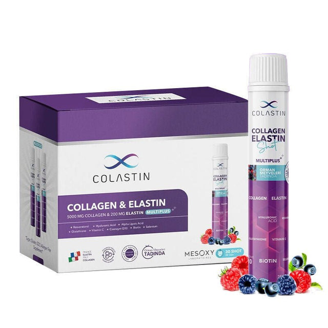 Hydrolyzed Collagen & Elastin - Advanced Skin, Hair & Nail Beauty Liquid Shots - TryAladdin
