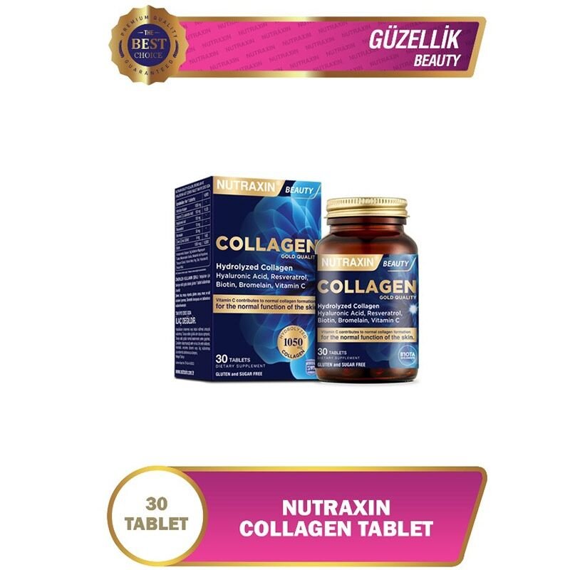Hydrolyzed Collagen & Hyaluronic Acid - Beauty Support Tablets - TryAladdin