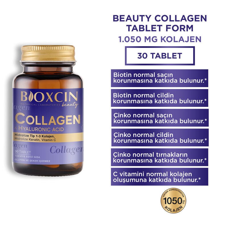 Hydrolyzed Collagen I & III - Advanced Beauty Support Tablets - TryAladdin