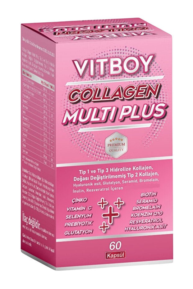 Hydrolyzed Collagen Multi Plus Type 1,2,3 - 60 Capsules - TryAladdin