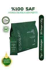 Hydrolyzed Collagen Peptides - 30x10g Sachets for Fast Absorption - TryAladdin