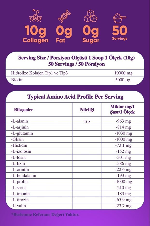 Hydrolyzed Collagen Peptides Powder - 500g (50 Servings) - TryAladdin