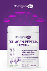 Hydrolyzed Collagen Peptides Powder - 500g (50 Servings) - TryAladdin
