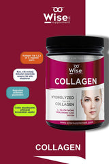 Hydrolyzed Collagen Powder - Type I & III, L - Glutathione, Biotin (273g) - TryAladdin