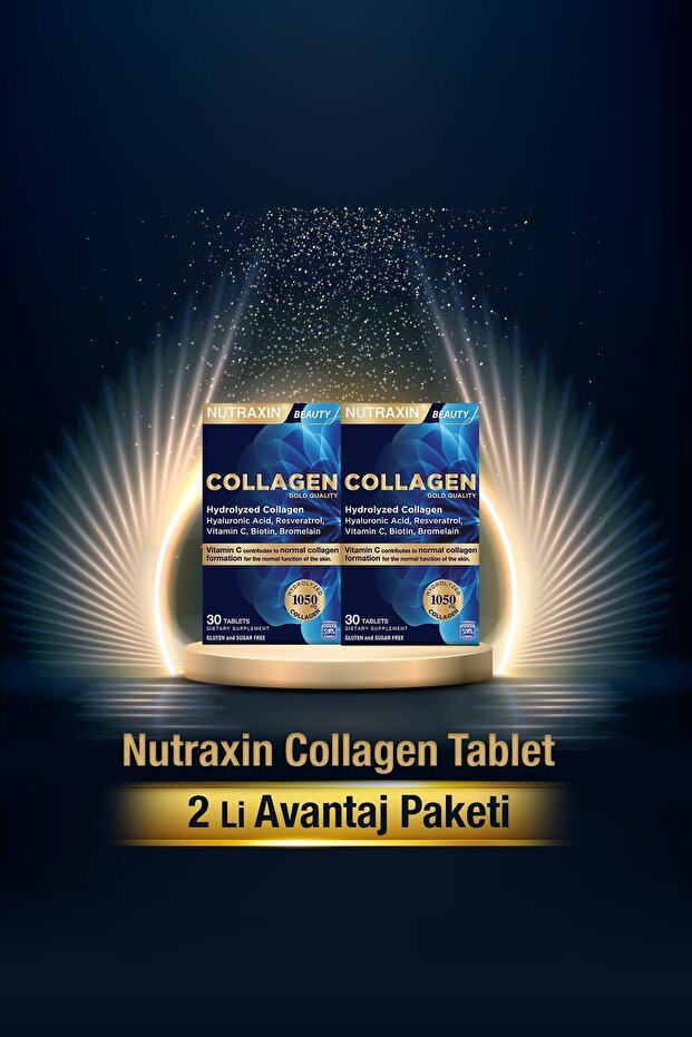 Hydrolyzed Collagen Tablets - 30 Tablets x 2 Pack - TryAladdin