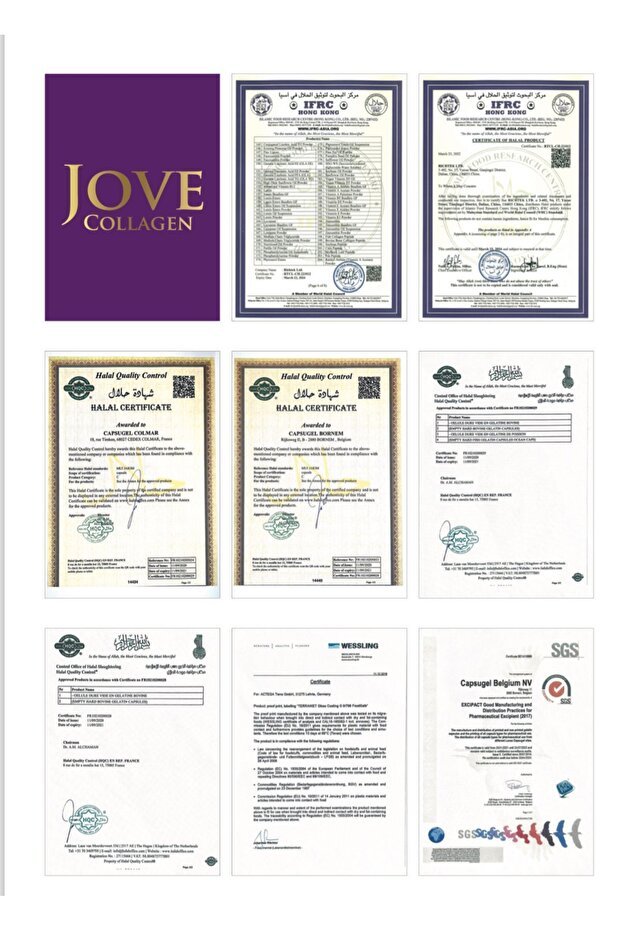 Hydrolyzed Collagen Type 1 - 2 - 3 with Vit C & D3, Hyaluronic Acid - 30 Capsules - TryAladdin