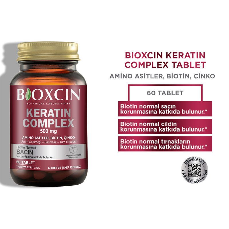 Hydrolyzed Keratin Complex - Hair, Skin & Nail Support Tablets - TryAladdin