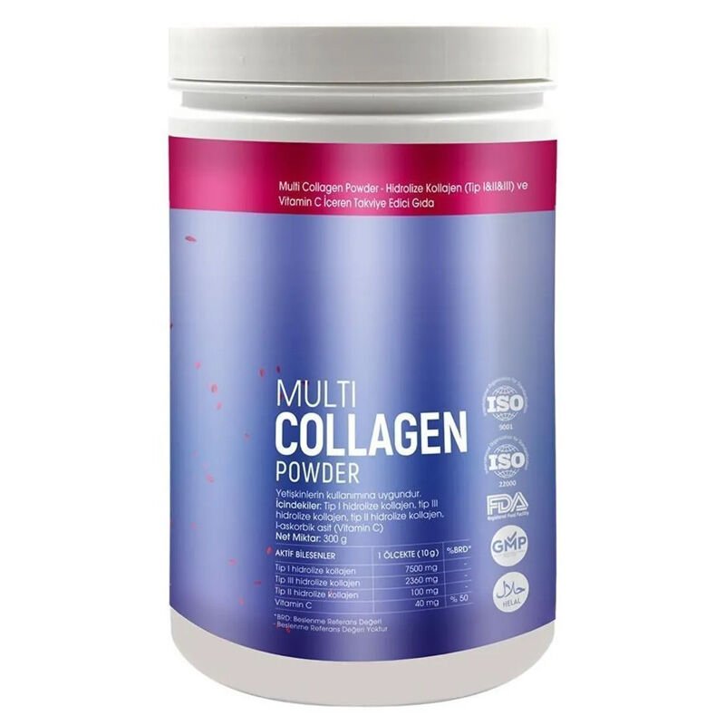 Hydrolyzed Multi - Collagen Powder - Type 1 2 3 & Vitamin C - TryAladdin