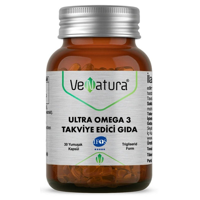 IFOS Certified Omega - 3 Fish Oil - High Potency Support Capsules - TryAladdin