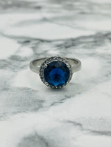 Handmade 925 Sterling Silver Oval Sapphire Ring | Turkish Design Women's Engagement & Gift