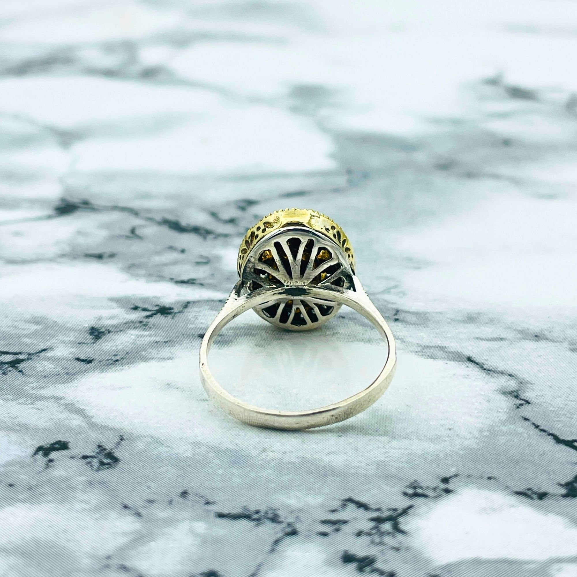 Handmade Turkish Sterling Silver Turquoise Ring - Exquisite Ottoman Style Women's Jewelry