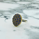 Handcrafted Turkish Sterling Silver Amethyst Ring | Ottoman Inspired Women's Jewelry Gift