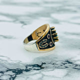 Turkish Ottoman Hürrem Sultan Ruby Ring | Handmade 925 Sterling Silver | Antique Vintage Design