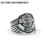Anello Sigillo Moto Harley Davidson