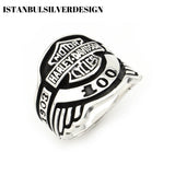 Anello Sigillo Moto Harley Davidson