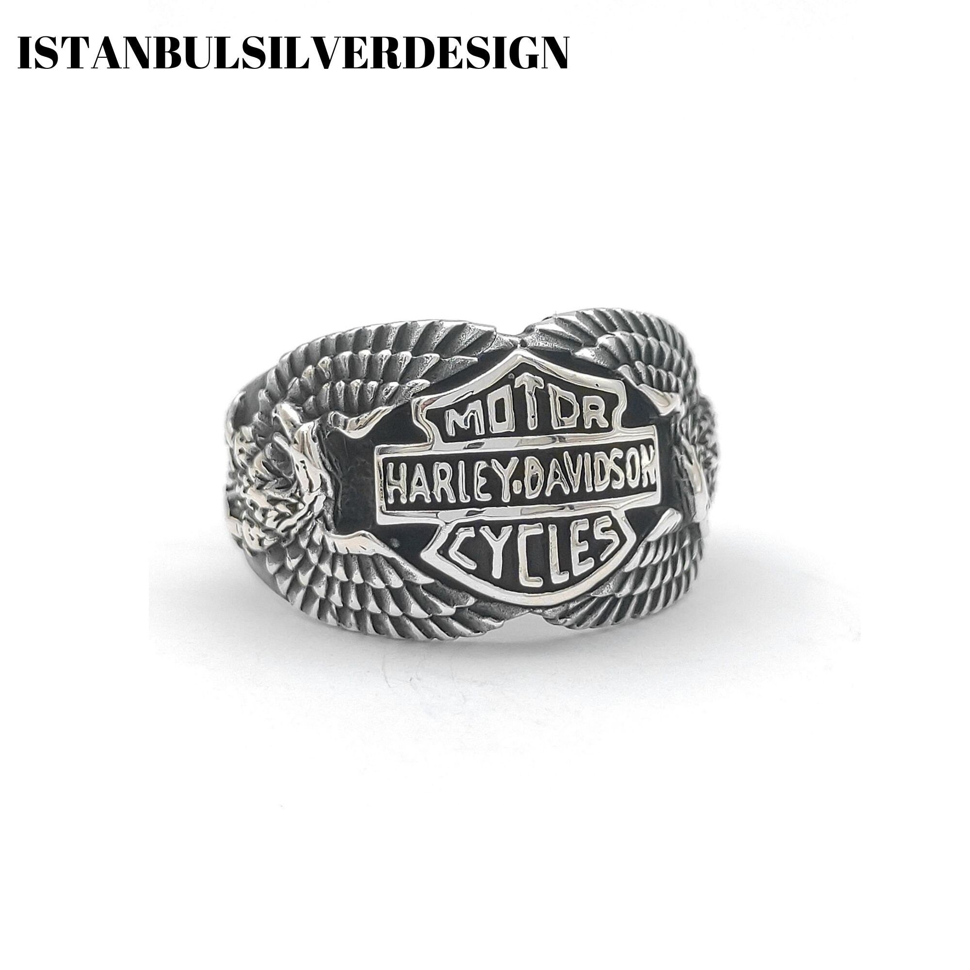 Harley-Davidson リング　シルバー925 Men's Harley Davidson Ring - TryAladdin
