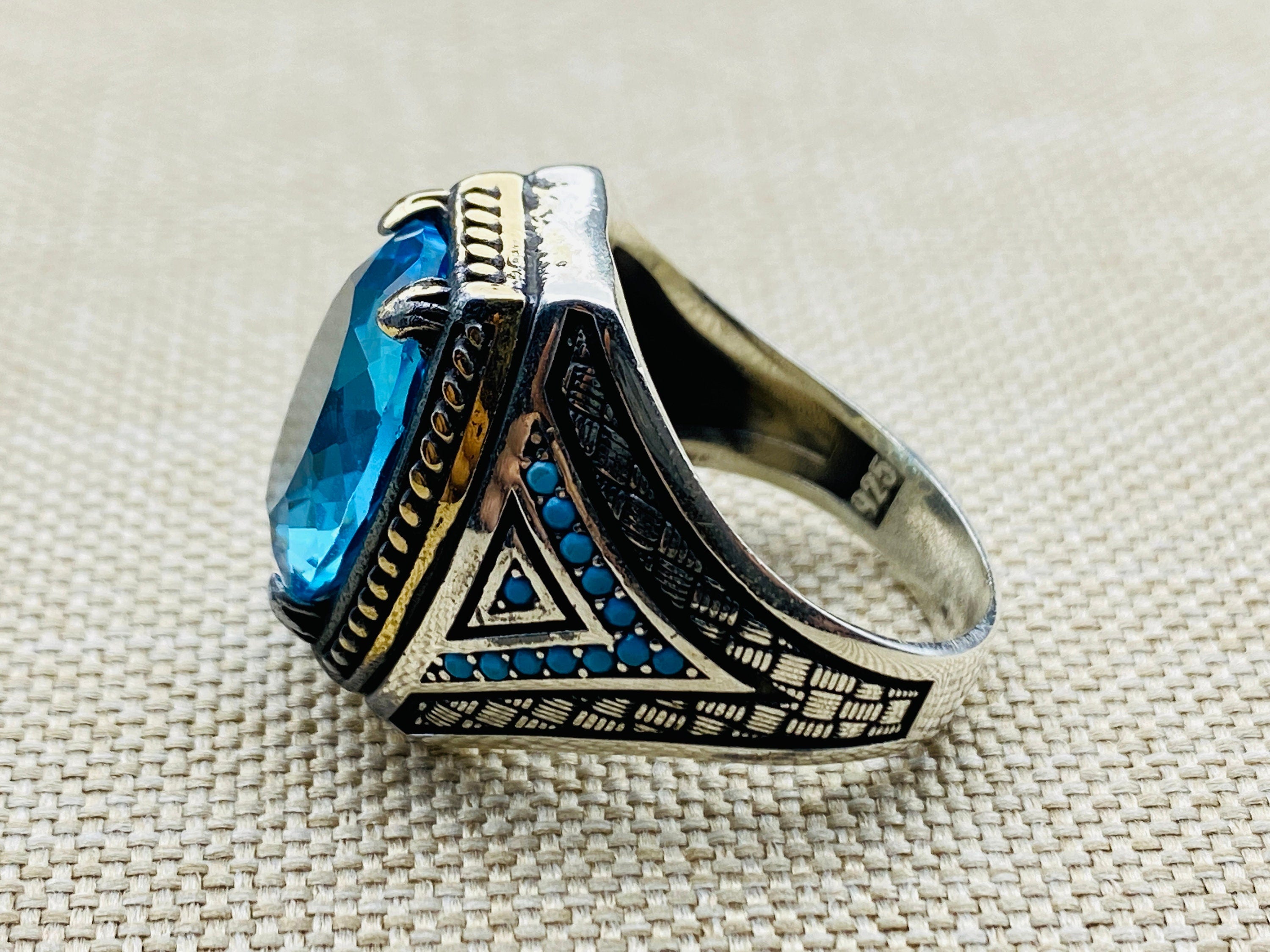Onyx Stone Men's Ring