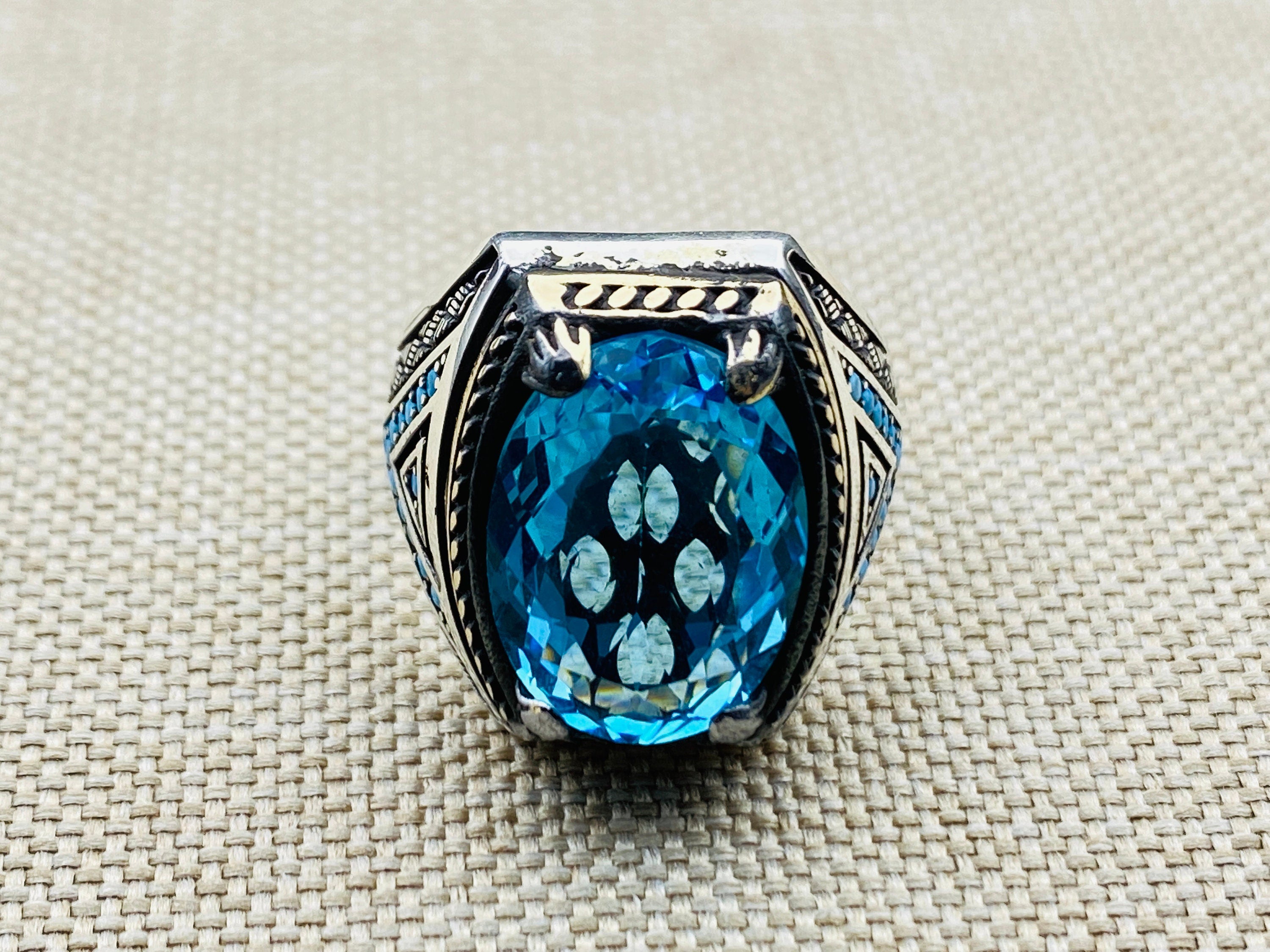 Onyx Stone Men's Ring