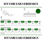 メンズ オニキス ストーン ブラック 925 スターリング シルバー リング