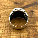 Men's Yellow Citrine Stone Ring