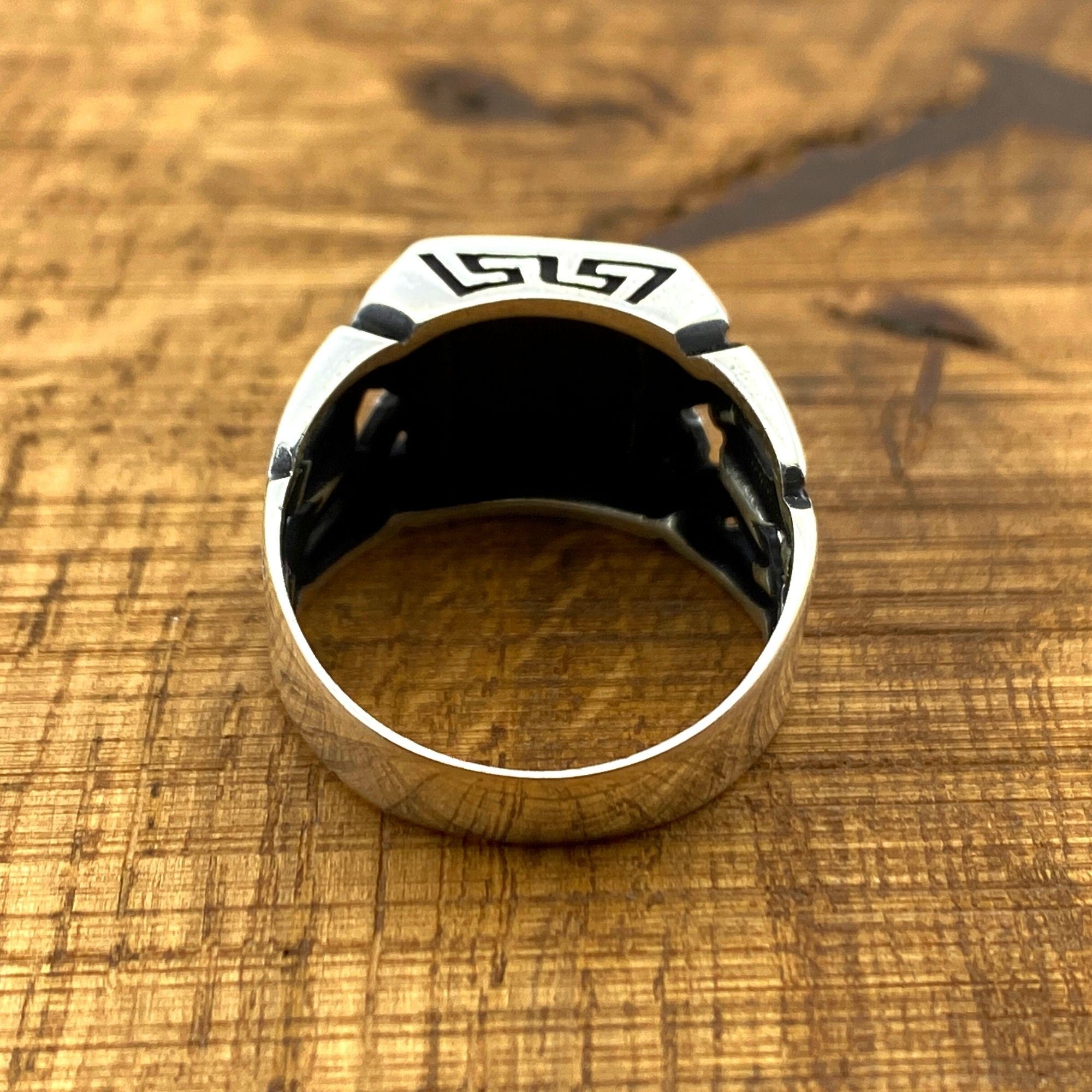 Men's Yellow Citrine Stone Ring