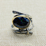 Handmade 925 Sterling Silver Mystic Topaz Statement Ring for Women | Unique, Captivating Jewelry Gift