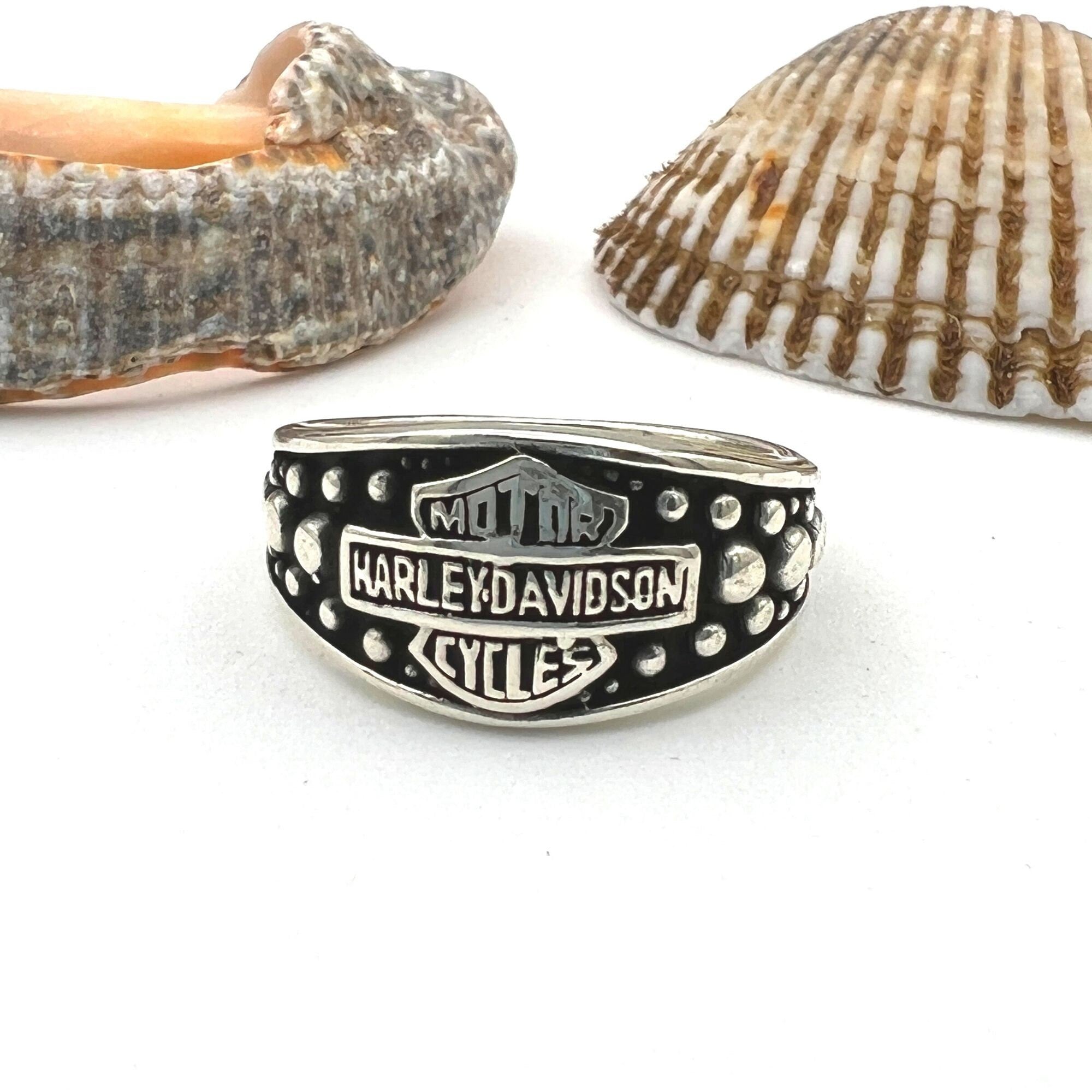 خاتم هارلي ديفيدسون من الفضة الإسترلينية 925