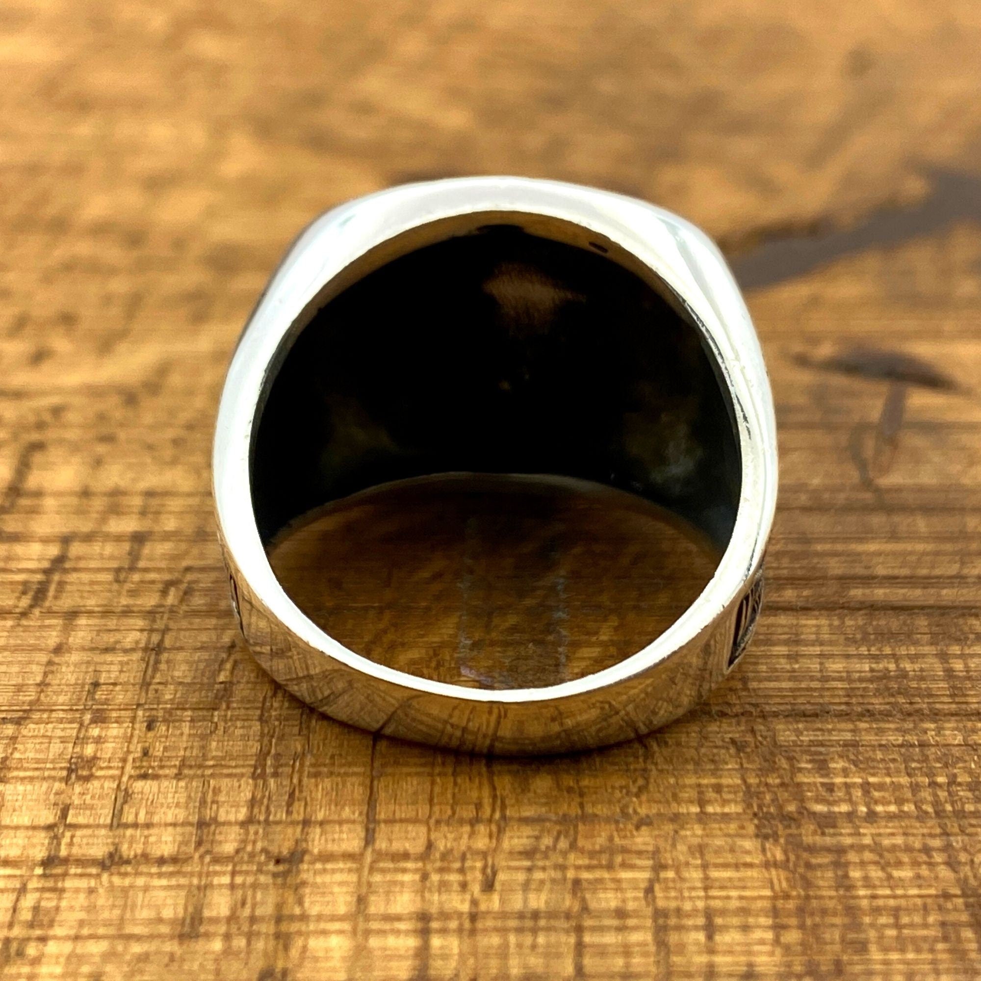 Turkish Handmade 925 Sterling Silver Men's Knitting Pattern Ring - Unique Minimalist Gift for Him