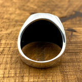 Handmade 925 Sterling Silver Men's Ring | Unique Knit Texture Design | Minimalist Gift for Him