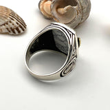 Men's Turquoise Stone Handmade Silver Ring