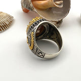 Herren Mystic Topas Ring