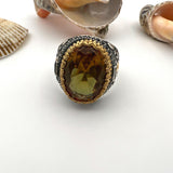 Handcrafted Men's Zultanite Color-Changing 925 Sterling Silver Ring | Unique Turkish Jewelry Gift for Him