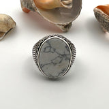 Men's Turquoise Stone Handmade Silver Ring