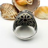 Anello da uomo con pietra preziosa rubino rossa