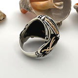 Purple Amethyst Stone Handmade Silver Ring