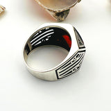 Red Ruby Stone Men's Ring