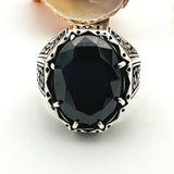Black Onyx Stone Men's Ring