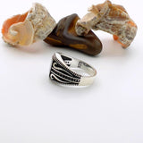 Red Garnet Stone Men's Ring