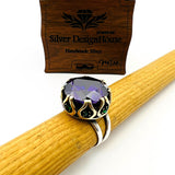 Amethiststeen Damesring