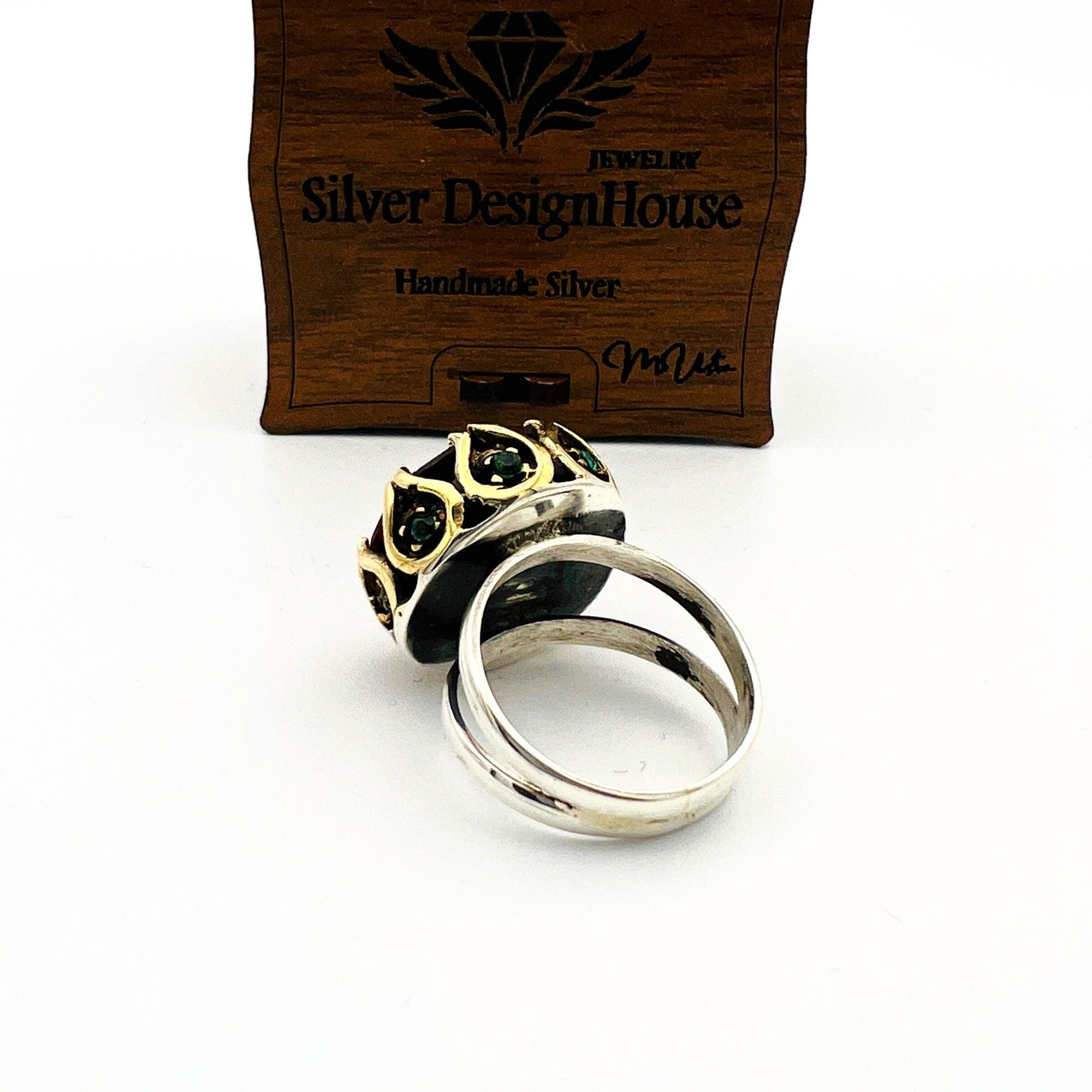 Handcrafted Exquisite Oval Ruby 925K Sterling Silver Ring for Women | Authentic & Unique Gift